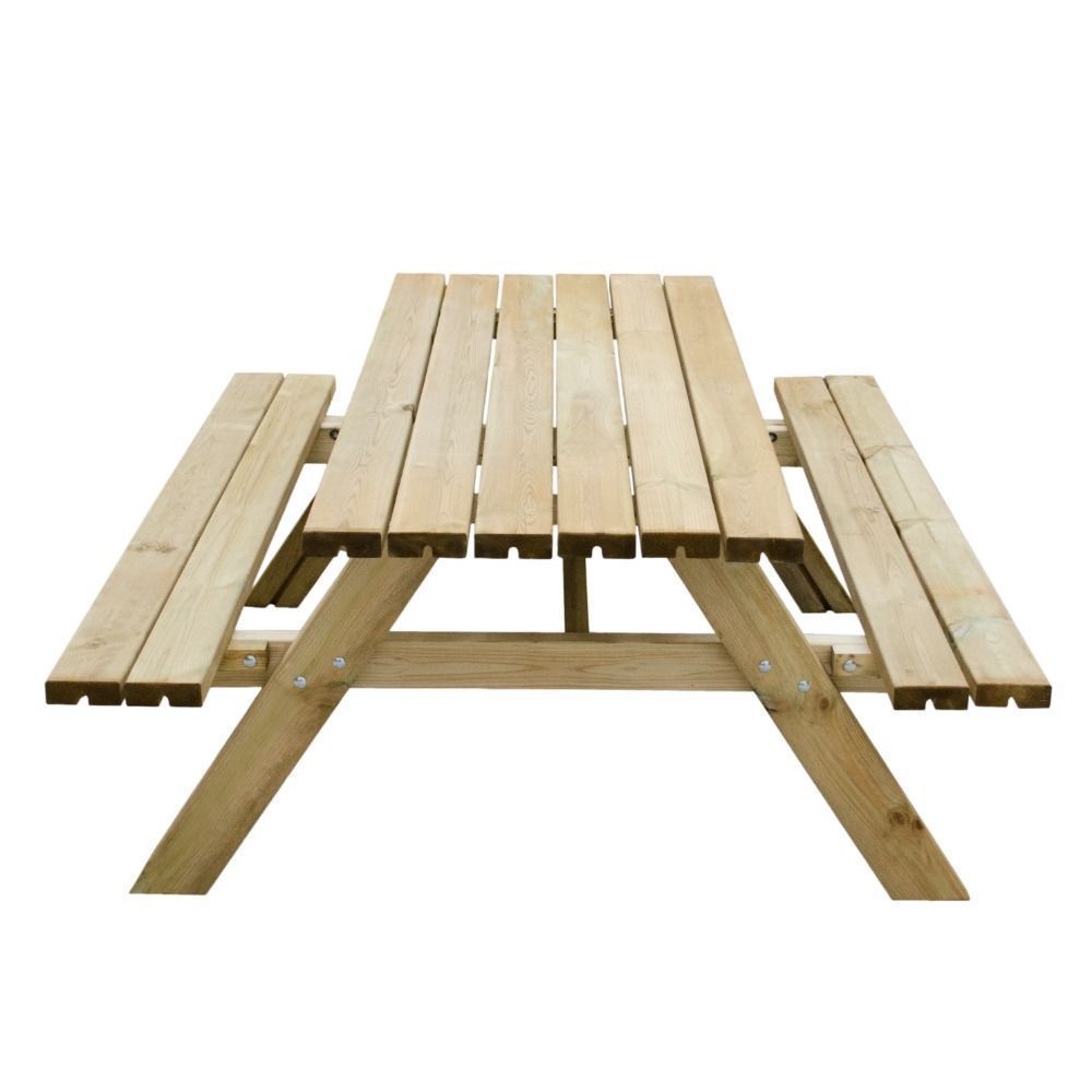 Rectangular Picnic Table - Large (Home Delivered)